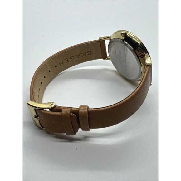 Skagen Anita SKW2407 Women's Brown Leather Analog Dial Quartz Wrist Watch AEA014 - Picture 10 of 11